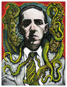 Lovecraft envolto em tentáculos